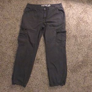 Gray enyce pants. 34/32. The most comfy pants.